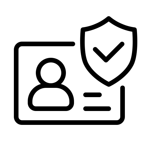 A certificate icon